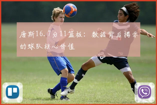 唐斯16.7分11篮板：数据背后揭示的球队核心价值